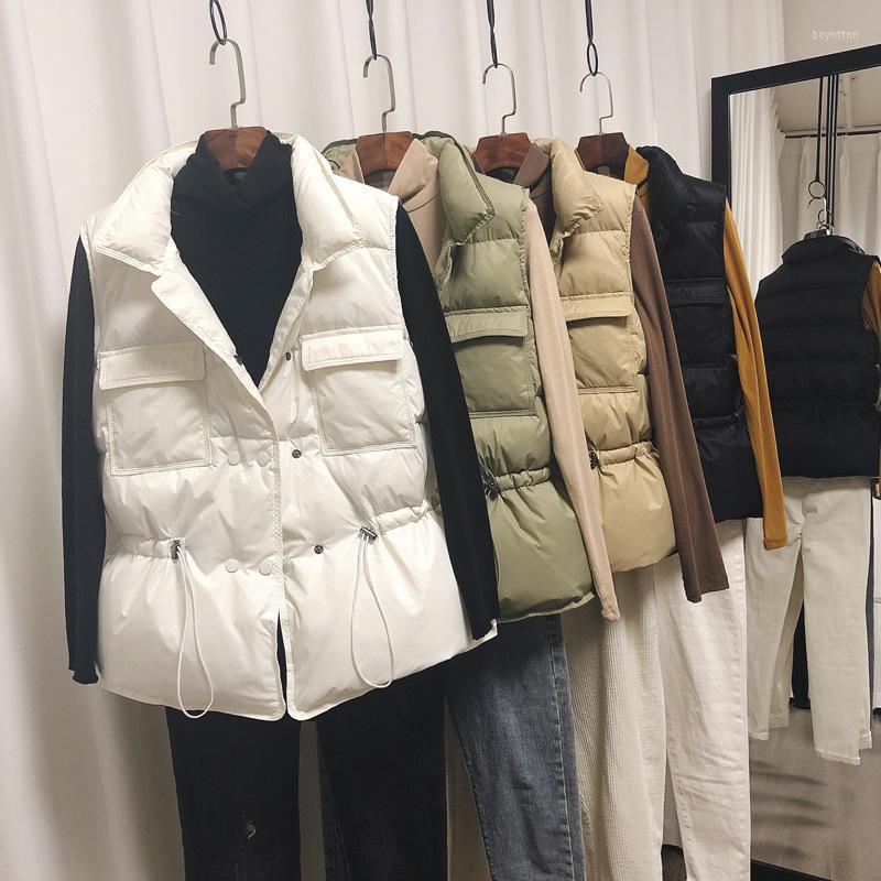 Women' Vests 2022 Autumn Winter Women European And American Trend Retro Light Short Down Vest Korean Elegant Temperament Commuter Slim, Beige
Women' Vests 2022 Autumn Winter Women European And American Trend Retro Light Short Down Vest Korean Elegant Temperament Commuter Slim, Beige