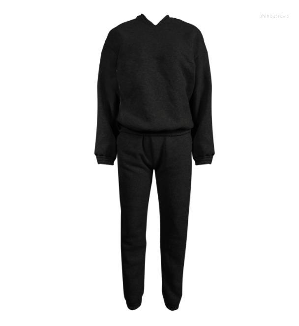 Women' Two Piece Pants Women' Hooded Sweatshirt Suit 2022 Autumn Winter Soild Casual Fashion Long Sleeved Tops Trouser Ladies Streets, Black
Women' Two Piece Pants Women' Hooded Sweatshirt Suit 2022 Autumn Winter Soild Casual Fashion Long Sleeved Tops Trouser Ladies Streets, Black