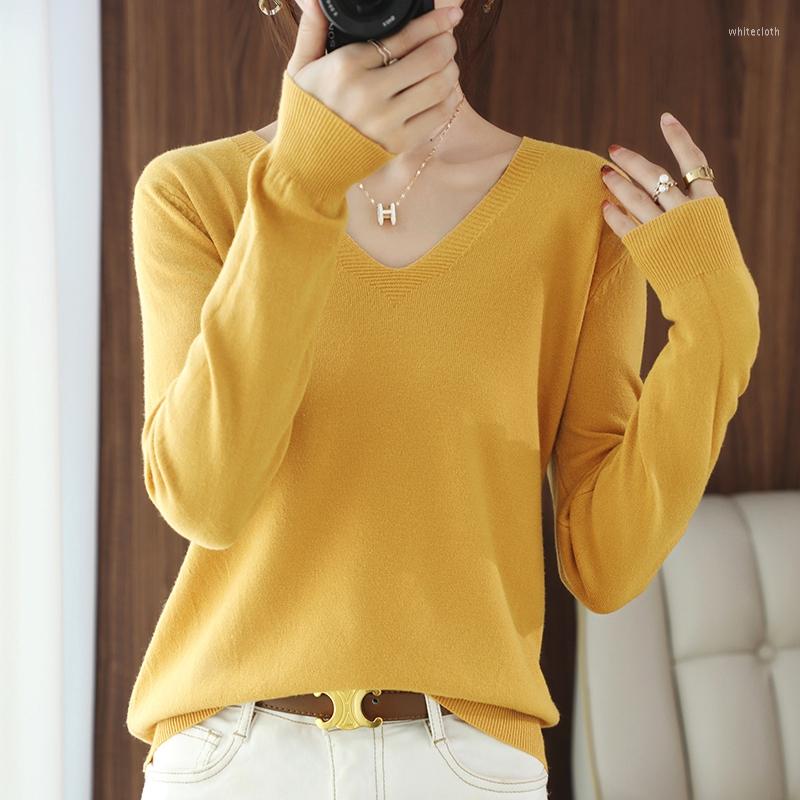 Women' Sweaters Spring And Autumn V-neck Pullover Sweater Women' Short Versatile Loose Knit Western Style Bottoming Long Sleeve, Black
Women' Sweaters Spring And Autumn V-neck Pullover Sweater Women' Short Versatile Loose Knit Western Style Bottoming Long Sleeve, Black