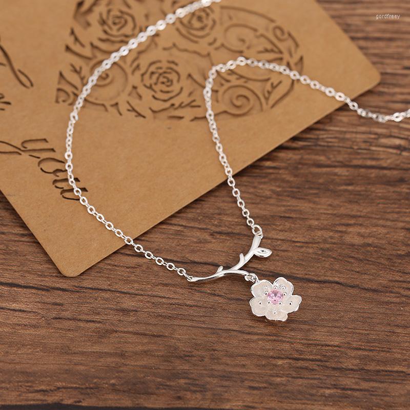 Choker Sweet Silver Color Cherry Blossoms Flower Necklaces For Women Lady Jewelry Long Necklace Christmas Gift
Choker Sweet Silver Color Cherry Blossoms Flower Necklaces For Women Lady Jewelry Long Necklace Christmas Gift