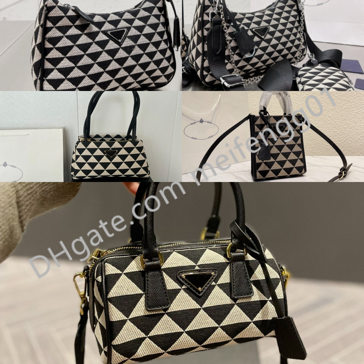 Luxurys designers bags women crossbody handbag totes lady wallet Multiple types pra Bag leather shoulder strap Postman handbags style good nice Purse, 2 - black+white
Luxurys designers bags women crossbody handbag totes lady wallet Multiple types pra Bag leather shoulder strap Postman handbags style good nice Purse, 2 - black+white