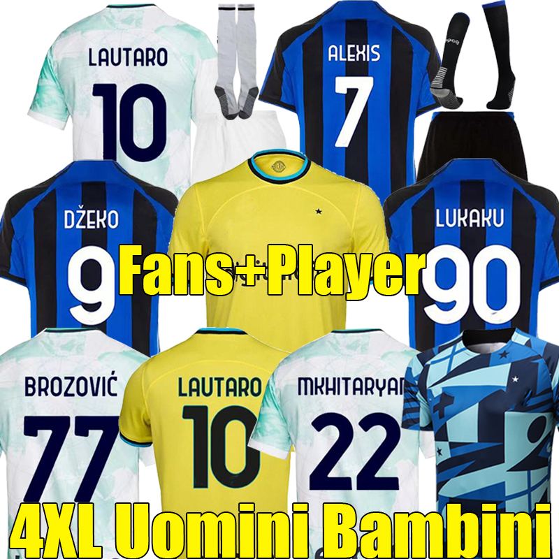 4XL LUKAKU J.CORREA soccer jersey 22/23 BARELLA LAUTARO INTERS ERIKSEN ALEXIS DZEKO AWAY MILANS Gosens football shirt Gosens 2022 2023 Men Kids Kits sock Full sets, Guomi 22-23 away
4XL LUKAKU J.CORREA soccer jersey 22/23 BARELLA LAUTARO INTERS ERIKSEN ALEXIS DZEKO AWAY MILANS Gosens football shirt Gosens 2022 2023 Men Kids Kits sock Full sets, Guomi 22-23 away