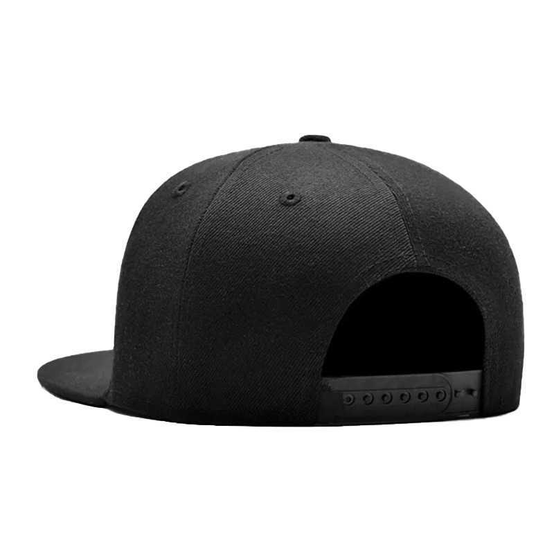 Ball Caps Solid Hip Hop Cap For Men Snapback Hat Women's Baseball Caps Adjustable Flat Brim Bill Plain Visors Boys And Girls Street Dance L221022
