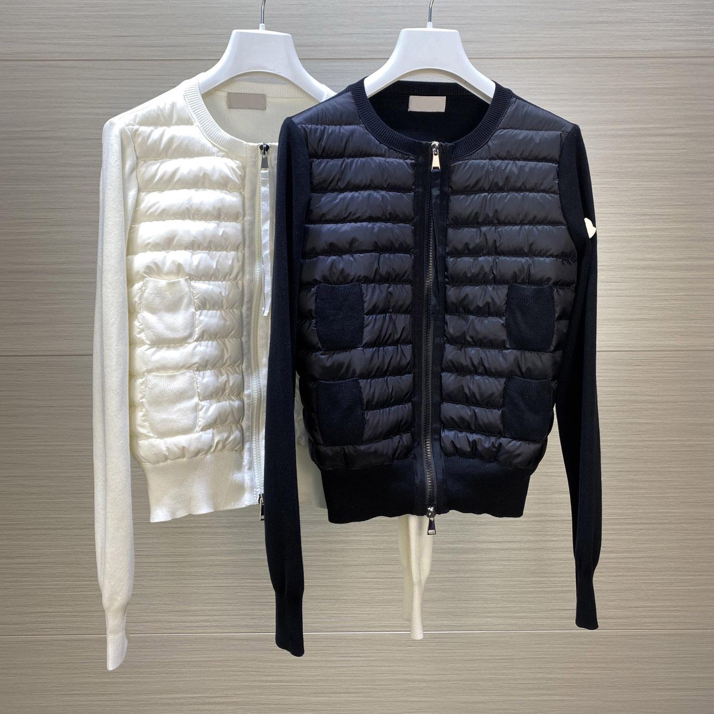 Designer France womens down jackets luxury MonC Four-pocket knitted panel Women' Parkas French brand Embroidered Badges Outerwear Complete labels, Price difference
Designer France womens down jackets luxury MonC Four-pocket knitted panel Women' Parkas French brand Embroidered Badges Outerwear Complete labels, Price difference