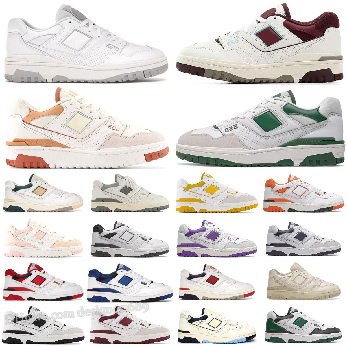 New Bb550 550 Mens Women shoes designer sneakers White Green Grey Sea Salt Black Navy Blue UNC Syracuse Purple Varsity B550 mens trainers Jogging Walking, Box
New Bb550 550 Mens Women shoes designer sneakers White Green Grey Sea Salt Black Navy Blue UNC Syracuse Purple Varsity B550 mens trainers Jogging Walking, Box