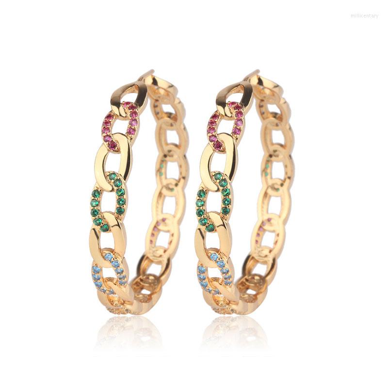 Hoop Earrings Wholesale Body Jewelry Gold Color Pave Zircon Contrast Link Twist For Women
Hoop Earrings Wholesale Body Jewelry Gold Color Pave Zircon Contrast Link Twist For Women