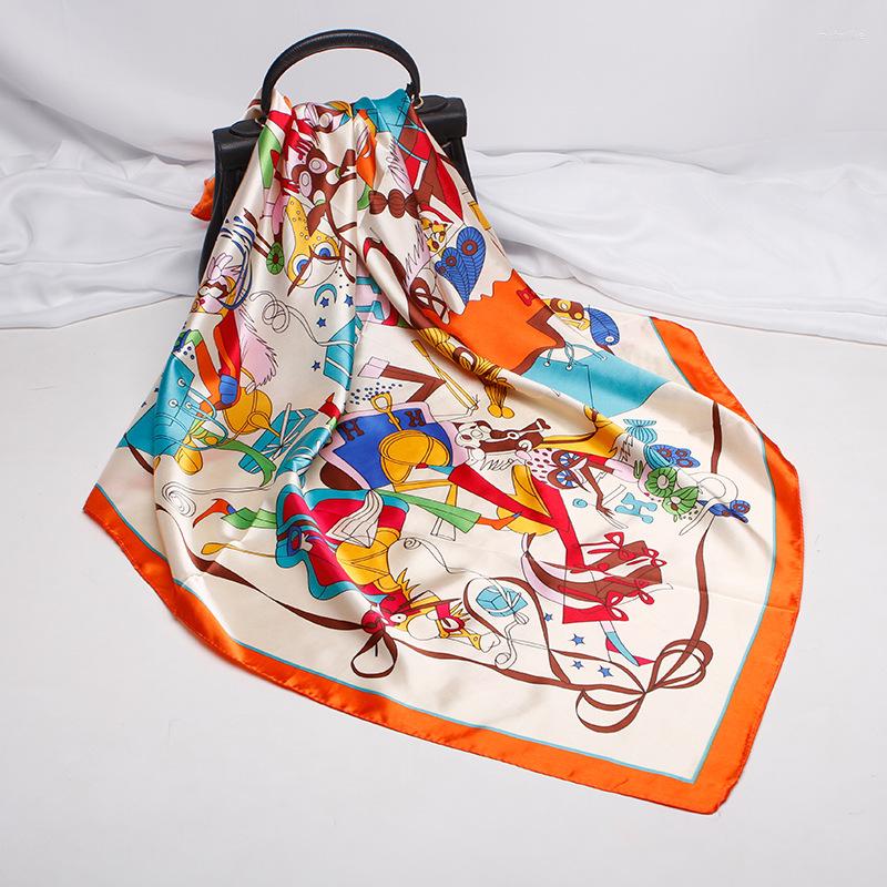 Scarves 2022 90x90 Mother's Day Multipurpose Women Silk Twill Scarf Satin Square Tie Hairband Ladies Foulard Femme Towel Bufanda Shawl
Scarves 2022 90x90 Mother's Day Multipurpose Women Silk Twill Scarf Satin Square Tie Hairband Ladies Foulard Femme Towel Bufanda Shawl