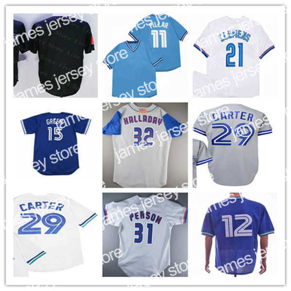 Baseball Jerseys Toronto Baseball Jersey Retro Roy Halladay Joe Carter Roberto Alomar Jose Bautista Kevin Pillar Paul Molitor Bo Bichette George Springer