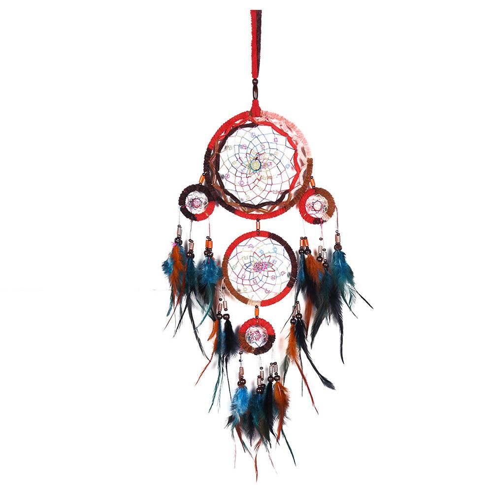 Dream Catchers 5 Rings Design Decorative Objects Retro Catcher Colorful Feather Wall Decor Handmade Hanging Ornament 1223423
Dream Catchers 5 Rings Design Decorative Objects Retro Catcher Colorful Feather Wall Decor Handmade Hanging Ornament 1223423