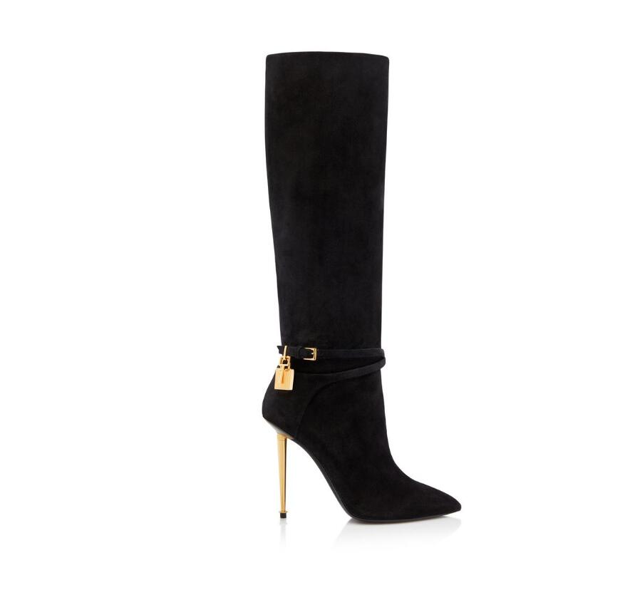 Fashion Opyum black White SUEDE LEATHER PADLOCK BOOT High Heels Zip spool Heels Sexy Women Booty Ladies Bottes Booties EU35-43
Fashion Opyum black White SUEDE LEATHER PADLOCK BOOT High Heels Zip spool Heels Sexy Women Booty Ladies Bottes Booties EU35-43