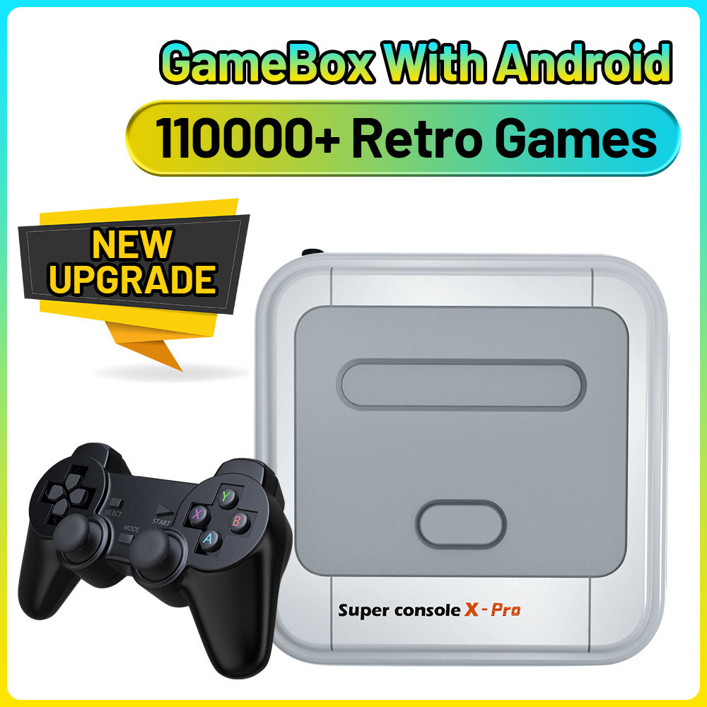 Portable Game Players Super Console X PRO Home TV Box With Android 4K HD Retro Gaming 110000 Classic s Emulators For PS1/N64/PSP 221022
Portable Game Players Super Console X PRO Home TV Box With Android 4K HD Retro Gaming 110000 Classic s Emulators For PS1/N64/PSP 221022
