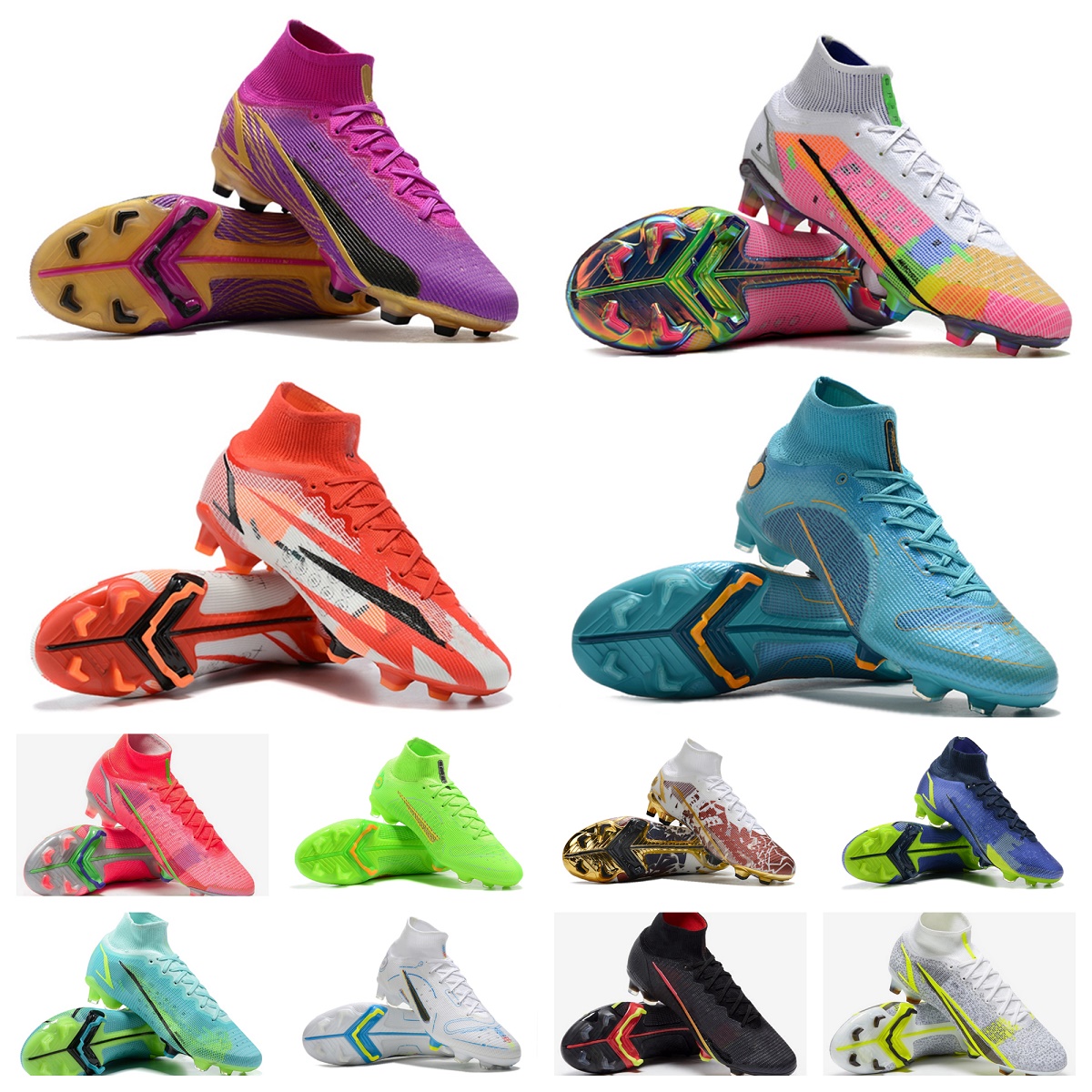 Superfly Mercurial Soccer Shoes VIII 8 Elite Blueprint FG Cristiano Ronaldos Football Boot Sapphire Dream Speed CR7 Chile Red Mbappe Flames Chlorine Blue sneakers, Fg15
Superfly Mercurial Soccer Shoes VIII 8 Elite Blueprint FG Cristiano Ronaldos Football Boot Sapphire Dream Speed CR7 Chile Red Mbappe Flames Chlorine Blue sneakers, Fg15
