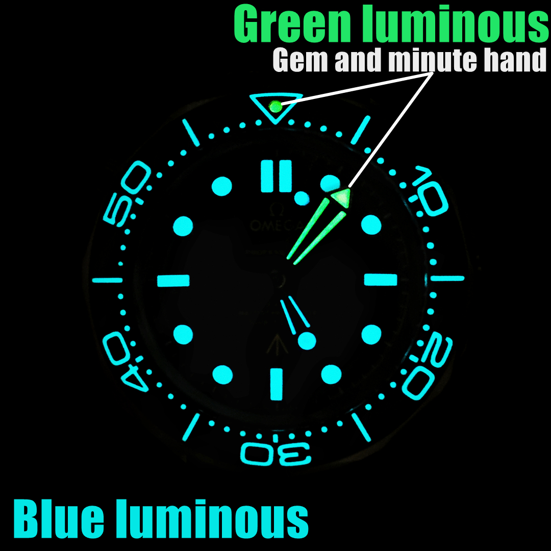 Top 42mm men's watches James Debang 007 300m 600m automatic mechanical watch cal8806 movement OR factory manufactures sapphire diving Wristwatch W1