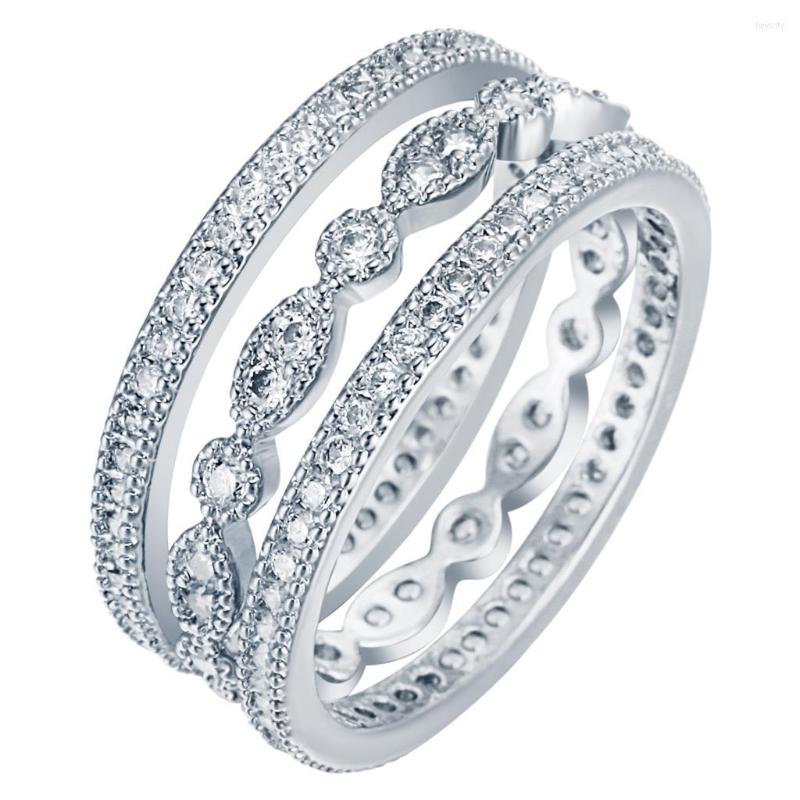 Wedding Rings 3pcs Finger Ring Sets Wholesale Fashion Women Engagement For Gold-color Full Round Zircon Jewelry
Wedding Rings 3pcs Finger Ring Sets Wholesale Fashion Women Engagement For Gold-color Full Round Zircon Jewelry