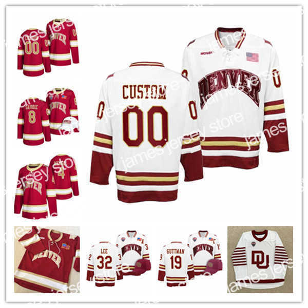 Hockey Jerseys Ncaa Frozen Four Denver Pioneers DU Hockey Jersey Custom Magnus Chrona Bobby Brink Carter Savoie Cole Guttman Brett Stapley Carter Mazur, Man white
Hockey Jerseys Ncaa Frozen Four Denver Pioneers DU Hockey Jersey Custom Magnus Chrona Bobby Brink Carter Savoie Cole Guttman Brett Stapley Carter Mazur, Man white