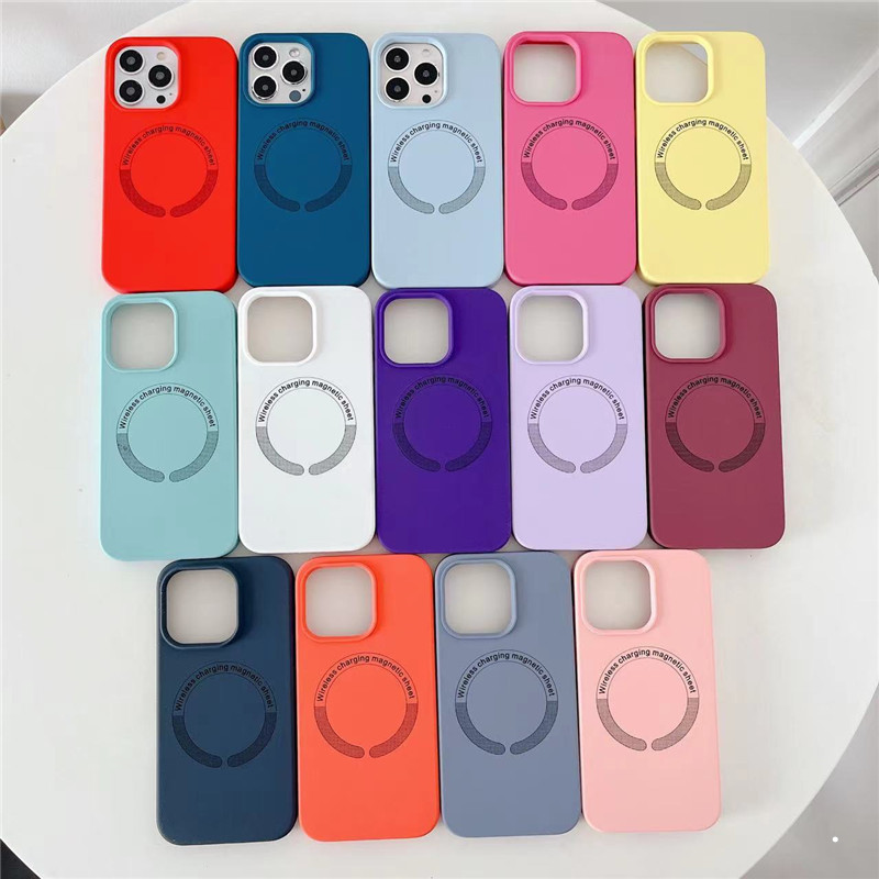 Magsafe Liquid Silicone Phone Cases Microfiber Magnetic Shockproof Cover for iPhone 14 13 12 11 Pro Max Mini XR XS X 8 7 Plus Compatible Magsoge Charger retail package, Mix colors
Magsafe Liquid Silicone Phone Cases Microfiber Magnetic Shockproof Cover for iPhone 14 13 12 11 Pro Max Mini XR XS X 8 7 Plus Compatible Magsoge Charger retail package, Mix colors