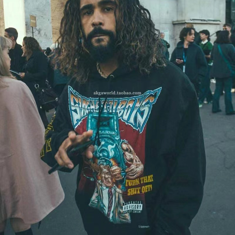 Painted Print Black Graffiti Fleece Men's Winter Sweatshirts Vintage High Street Pullover Hoodie Plus Size Hooded
Painted Print Black Graffiti Fleece Men's Winter Sweatshirts Vintage High Street Pullover Hoodie Plus Size Hooded