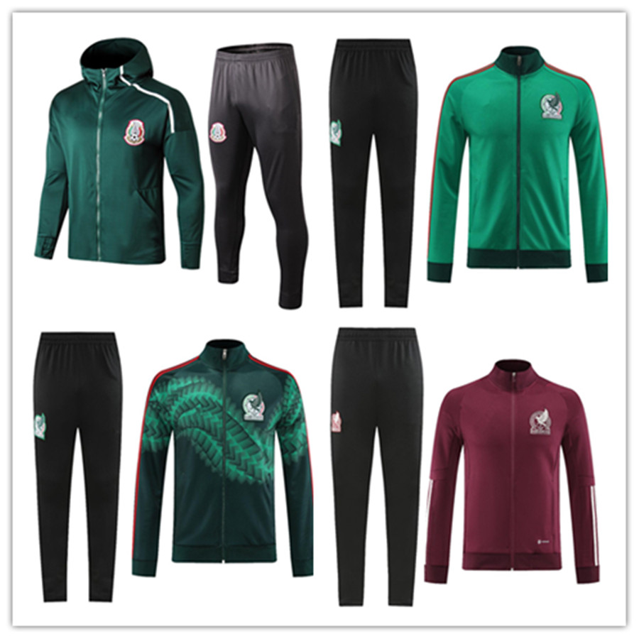 2022 National team Mexico tracksuits LOZANO CHICHARITO RAUL H.HERRERA J.GALLARDO 21/22 hooded Long Sleeve jacket Pants Full zip Soccer Wear, M e s s i c o
2022 National team Mexico tracksuits LOZANO CHICHARITO RAUL H.HERRERA J.GALLARDO 21/22 hooded Long Sleeve jacket Pants Full zip Soccer Wear, M e s s i c o