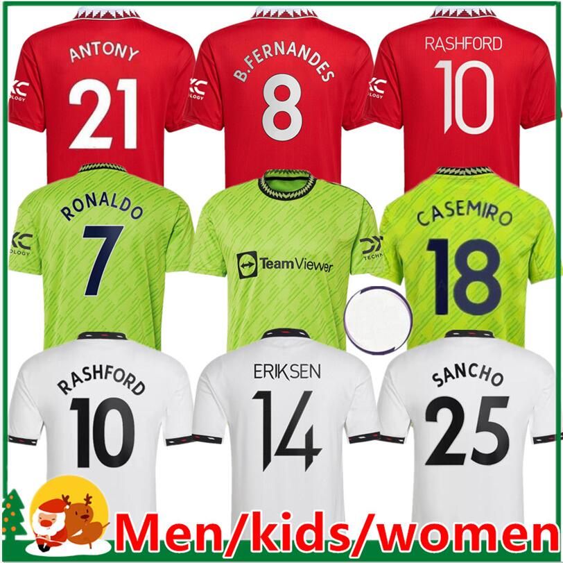 22 23 MAN UTD soccer jersey CASEMIRO SANCHO RASHFORD ERIKSEN RONALDOs ANTONY 2022 2023 kids kit Men women football shirt Fans player version, Women 22/23 home
22 23 MAN UTD soccer jersey CASEMIRO SANCHO RASHFORD ERIKSEN RONALDOs ANTONY 2022 2023 kids kit Men women football shirt Fans player version, Women 22/23 home