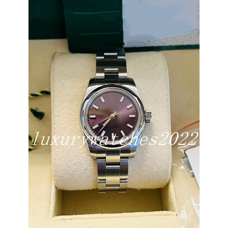 NF Factory Fashion Watch 31mm Automatic Mechanical New V5 Version Purple Dial 904l Self-winding Mechanical Luminous Ladies Sports Watches Gift, Add box
NF Factory Fashion Watch 31mm Automatic Mechanical New V5 Version Purple Dial 904l Self-winding Mechanical Luminous Ladies Sports Watches Gift, Add box