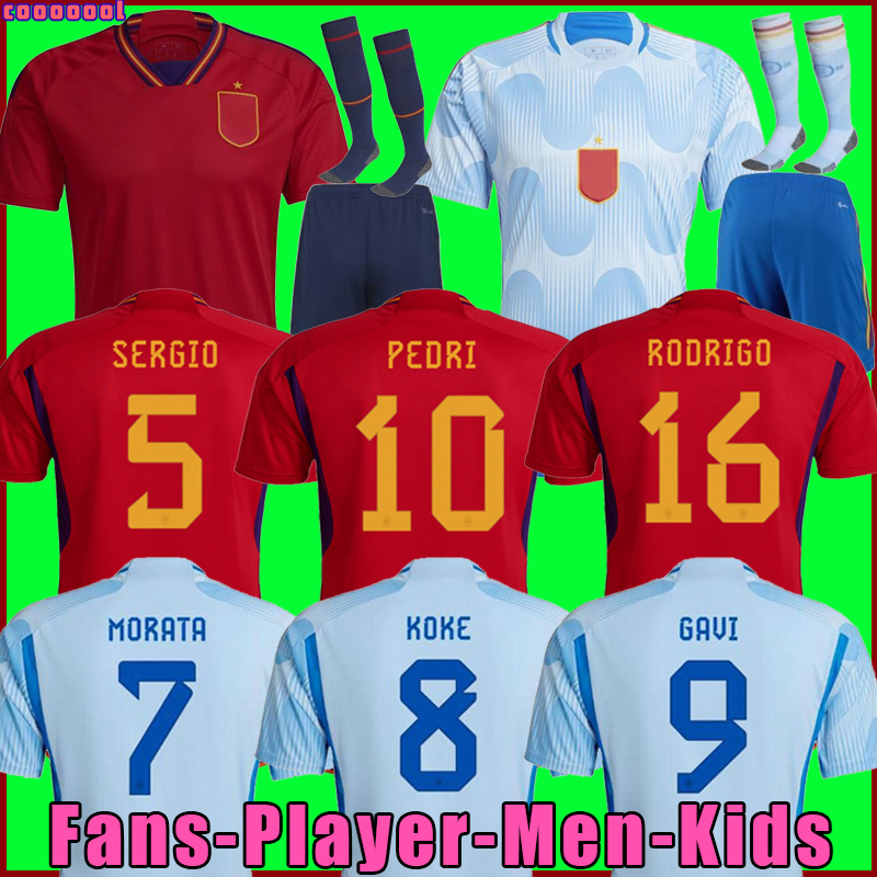 2022 Spain soccer jerseys Espana ANSU FATI ASENSIO MORATA FERRAN GAVI AZPILICUETA 22 23 WORLD RAMOS CUP fans Player version football shirts men kit kids equipment, 2022 home men player version + patch
2022 Spain soccer jerseys Espana ANSU FATI ASENSIO MORATA FERRAN GAVI AZPILICUETA 22 23 WORLD RAMOS CUP fans Player version football shirts men kit kids equipment, 2022 home men player version + patch