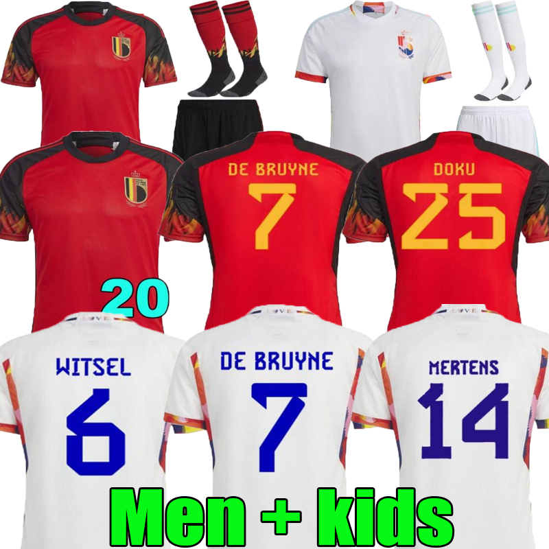 FANS player 2022 World Cup soccer jerseys National Team DE BRUYNE HAZARD COURTOIS LUKAKU TIELEMANS 22 23 Batshuayi Kevin men kids set Football Shirt Kits BelgiumS, 22/23;away
FANS player 2022 World Cup soccer jerseys National Team DE BRUYNE HAZARD COURTOIS LUKAKU TIELEMANS 22 23 Batshuayi Kevin men kids set Football Shirt Kits BelgiumS, 22/23;away
