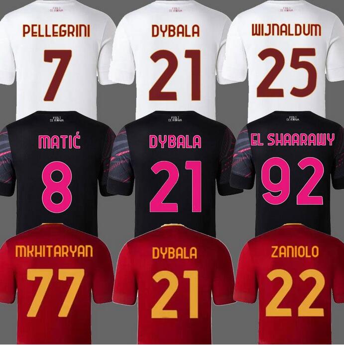 22 23 roma SOCCER JERSEYS DYBALA home belotti CELIK Pellegrini Abraham 2022 2023 Wijnaldum Zaniolo MANCINI KUMBULLA men kids kit FOOTBALL EL SHAARAWY Uniform, Third
22 23 roma SOCCER JERSEYS DYBALA home belotti CELIK Pellegrini Abraham 2022 2023 Wijnaldum Zaniolo MANCINI KUMBULLA men kids kit FOOTBALL EL SHAARAWY Uniform, Third