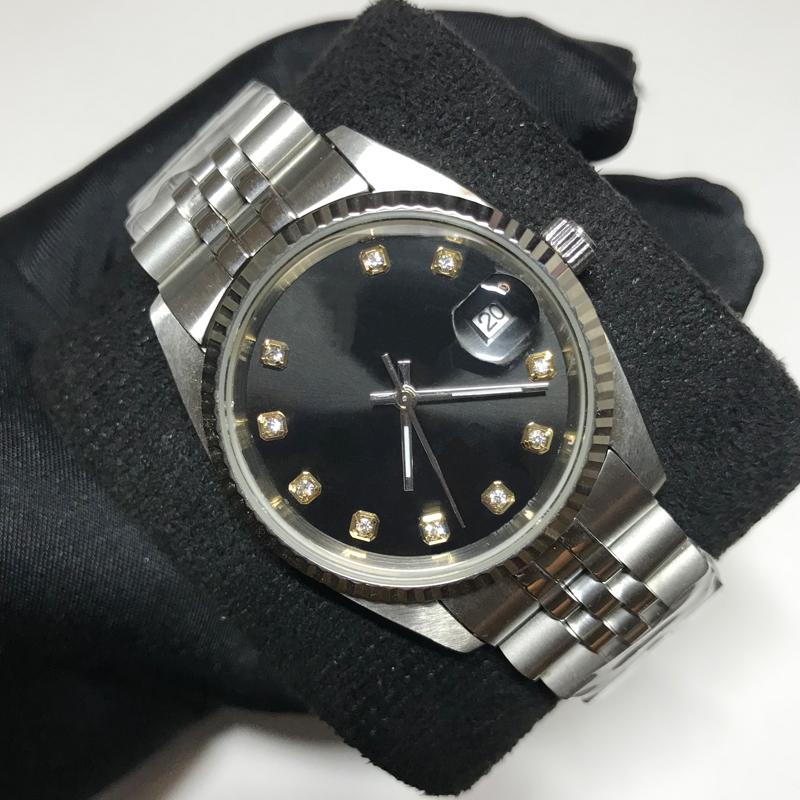 18 Types Silver watches Automatic luxury Watch Asia 2813 Men women Datejust 36mm sweeping Watches black dial luminous needles A stainless steel wristwatches, Only box and papers
18 Types Silver watches Automatic luxury Watch Asia 2813 Men women Datejust 36mm sweeping Watches black dial luminous needles A stainless steel wristwatches, Only box and papers