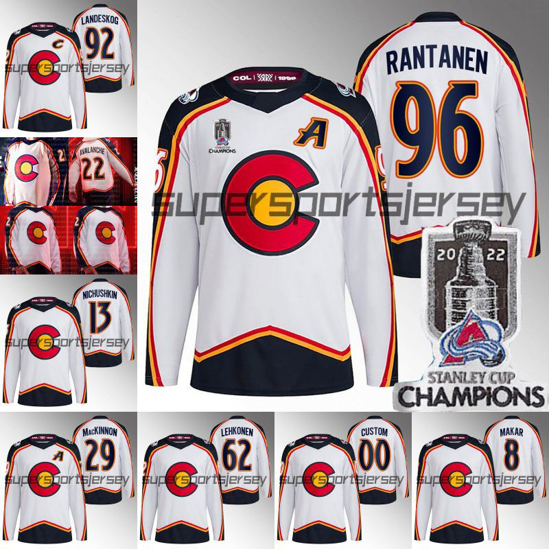 Avalanche 2022-23 Reverse Retro 96 Mikko Rantanen Colorados Hockey Jerseys Cale Makar 2022 Champions Patch Nathan MacKinnon Nazem Kadri Gabriel Landeskog Stitched, 62 artturi lehkonen
Avalanche 2022-23 Reverse Retro 96 Mikko Rantanen Colorados Hockey Jerseys Cale Makar 2022 Champions Patch Nathan MacKinnon Nazem Kadri Gabriel Landeskog Stitched, 62 artturi lehkonen