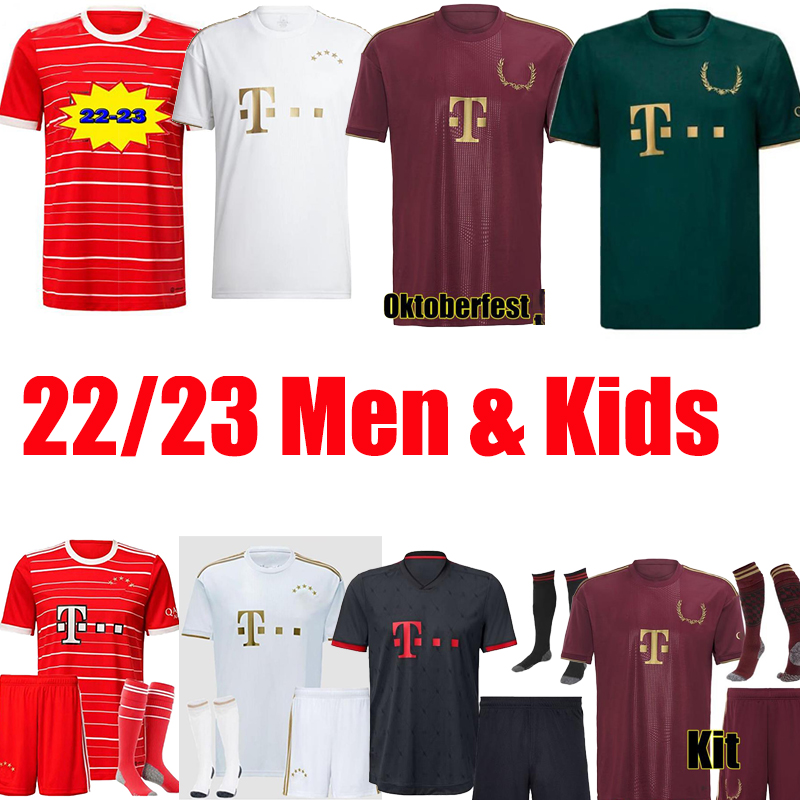 21 22 23 BAYERNs MUNICH soccer jerseys Oktoberfest MANE SANE GORETZKA COMAN MULLER DAVIES KIMMICH Home Away Third football shirts Men Kids, 22/23 oktoberfest
21 22 23 BAYERNs MUNICH soccer jerseys Oktoberfest MANE SANE GORETZKA COMAN MULLER DAVIES KIMMICH Home Away Third football shirts Men Kids, 22/23 oktoberfest