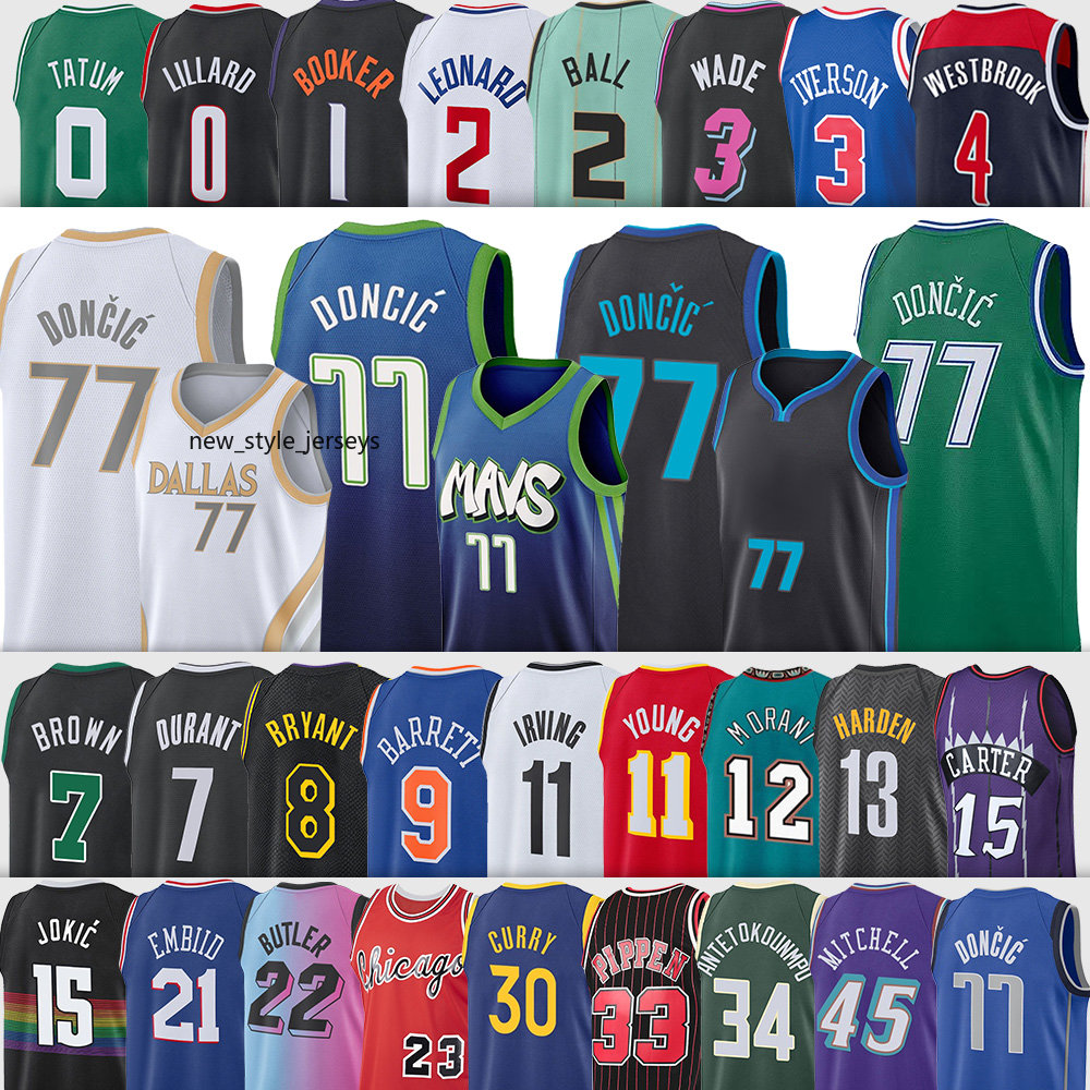 Luka Doncic Dalla LeBron James Harden Maverick Basketball Jerseys Stephen Curry Devin Booker Jayson Tatum Kevin Durant Trae Young Ja Morant Dwyane Wade, Men
Luka Doncic Dalla LeBron James Harden Maverick Basketball Jerseys Stephen Curry Devin Booker Jayson Tatum Kevin Durant Trae Young Ja Morant Dwyane Wade, Men