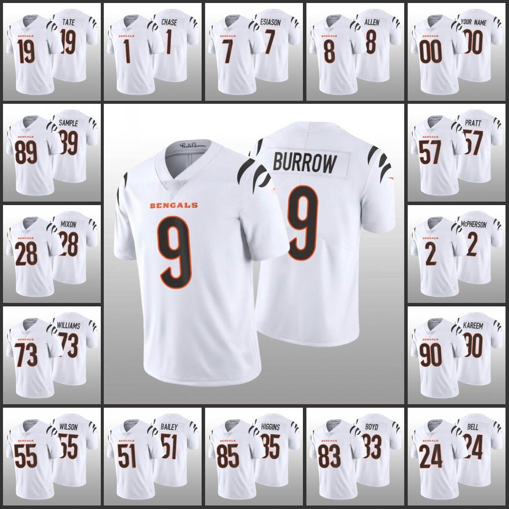 Jersey Cincinnati''Bengals''Men #7 Boomer Esiason 1 Ja'Marr Chase 9 Joe Burrow 28 Joe Mixon''NFL''Women Youth Custom White Vapor Limited
Jersey Cincinnati''Bengals''Men #7 Boomer Esiason 1 Ja'Marr Chase 9 Joe Burrow 28 Joe Mixon''NFL''Women Youth Custom White Vapor Limited