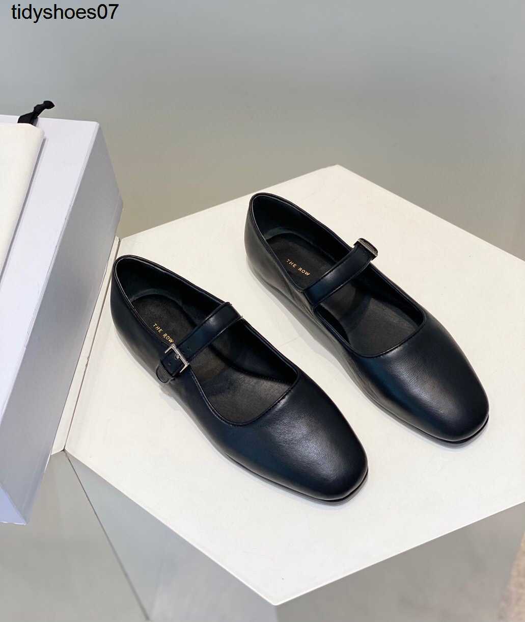 ROW classic The soft waxy square round head flat Mary Jane single shoes made in Dongguan leather TSE5, Black
ROW classic The soft waxy square round head flat Mary Jane single shoes made in Dongguan leather TSE5, Black