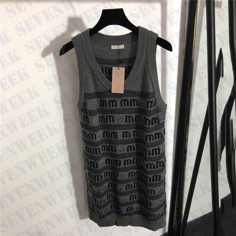 Wool Knitted Vest Dresses For Women Striped Letter Fashion Sling Skirts Ladies Designer Sexy Knitting Dress Sweaters, Print
Wool Knitted Vest Dresses For Women Striped Letter Fashion Sling Skirts Ladies Designer Sexy Knitting Dress Sweaters, Print