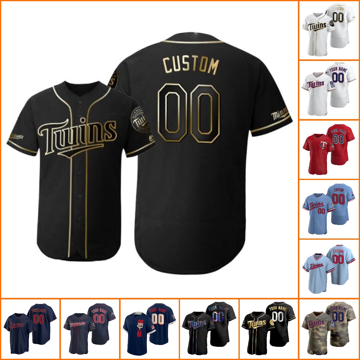 Baseball Jersey Custom S-3XL Minnesota''Twins''MEN WOMEN YOUTH 2022 Alternate City Connect Limited Jersey Wholesale
Baseball Jersey Custom S-3XL Minnesota''Twins''MEN WOMEN YOUTH 2022 Alternate City Connect Limited Jersey Wholesale