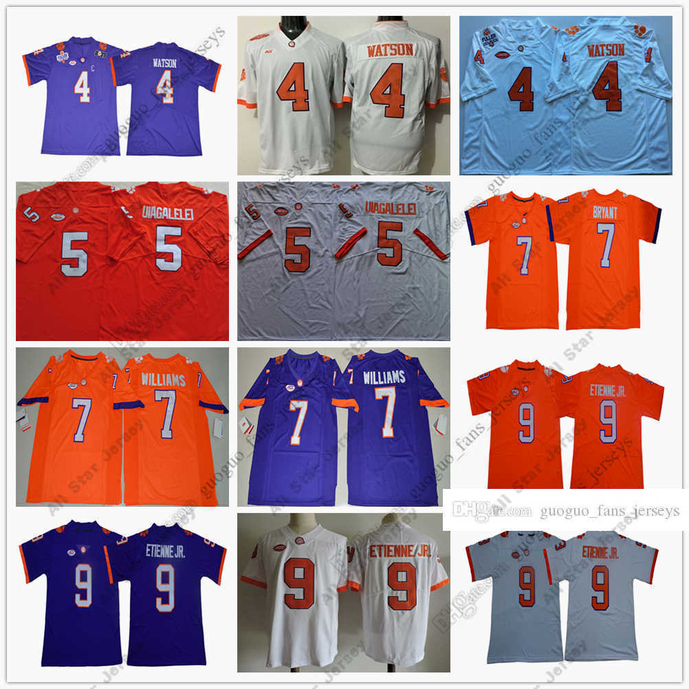 NCAA Clemson Tigers Football Jersey 4 Deshaun Watson 5 DJ Uiagalelei 7 Austin Bryant 9 Travis Etienne Jr. High Quality Jersey Size, As picture
NCAA Clemson Tigers Football Jersey 4 Deshaun Watson 5 DJ Uiagalelei 7 Austin Bryant 9 Travis Etienne Jr. High Quality Jersey Size, As picture