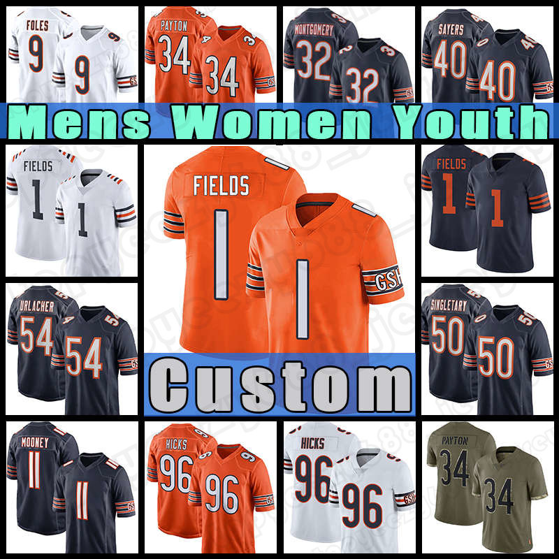 1 Justin Fields Football 34 Walter Payton Darnell Mooney Jaquan Brisker Jerseys Cole Kmet Roquan Smith Chicagos Bear Eddie Jackson David Montgomery Brian Urlacher, Custom men(x d)
1 Justin Fields Football 34 Walter Payton Darnell Mooney Jaquan Brisker Jerseys Cole Kmet Roquan Smith Chicagos Bear Eddie Jackson David Montgomery Brian Urlacher, Custom men(x d)
