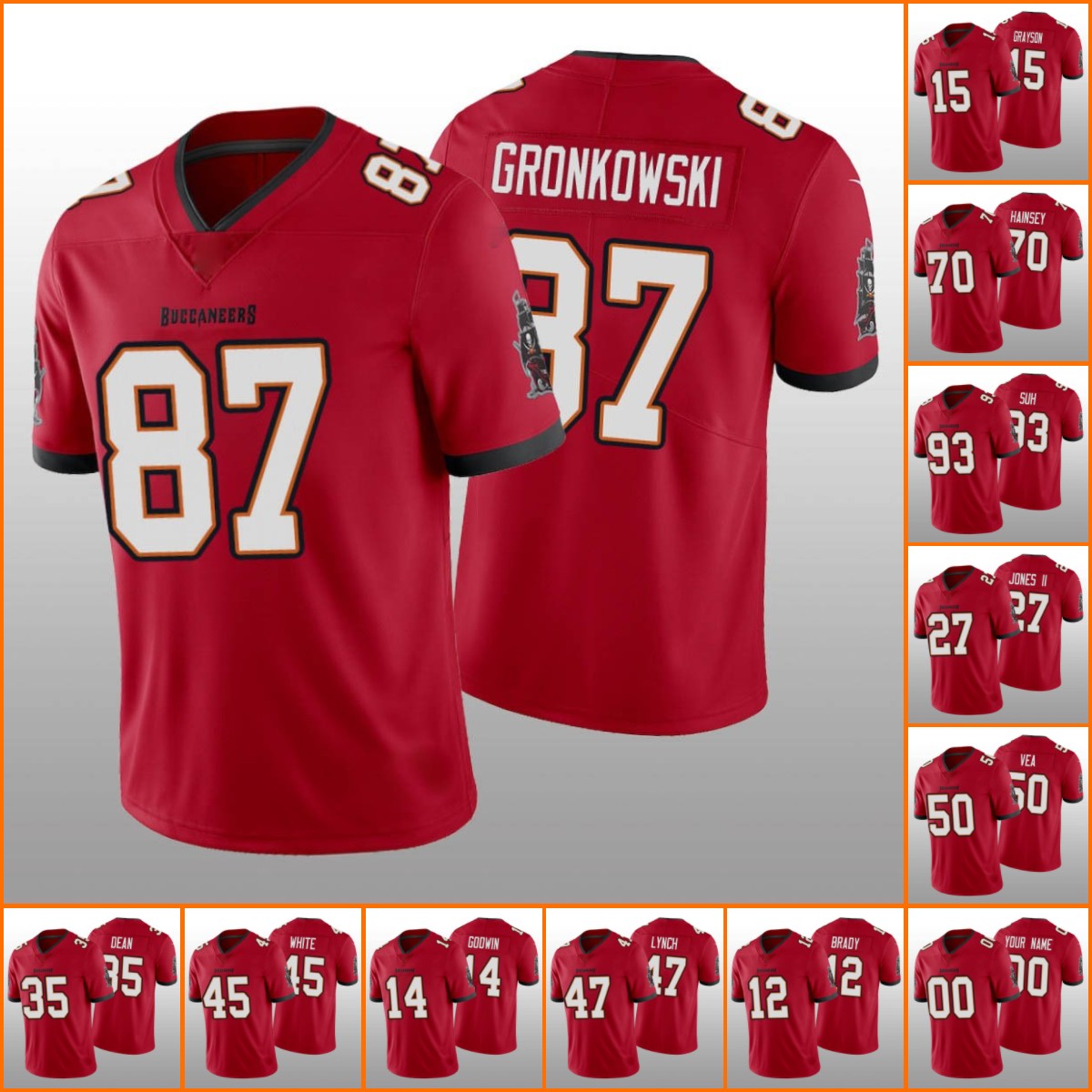 Jersey Custom Tampa''Bay''Buccaneers''Men #12 Tom Brady14 Chris Godwin 13 Mike Evans''NFL''Women Youth Jersey Wholesale
Jersey Custom Tampa''Bay''Buccaneers''Men #12 Tom Brady14 Chris Godwin 13 Mike Evans''NFL''Women Youth Jersey Wholesale