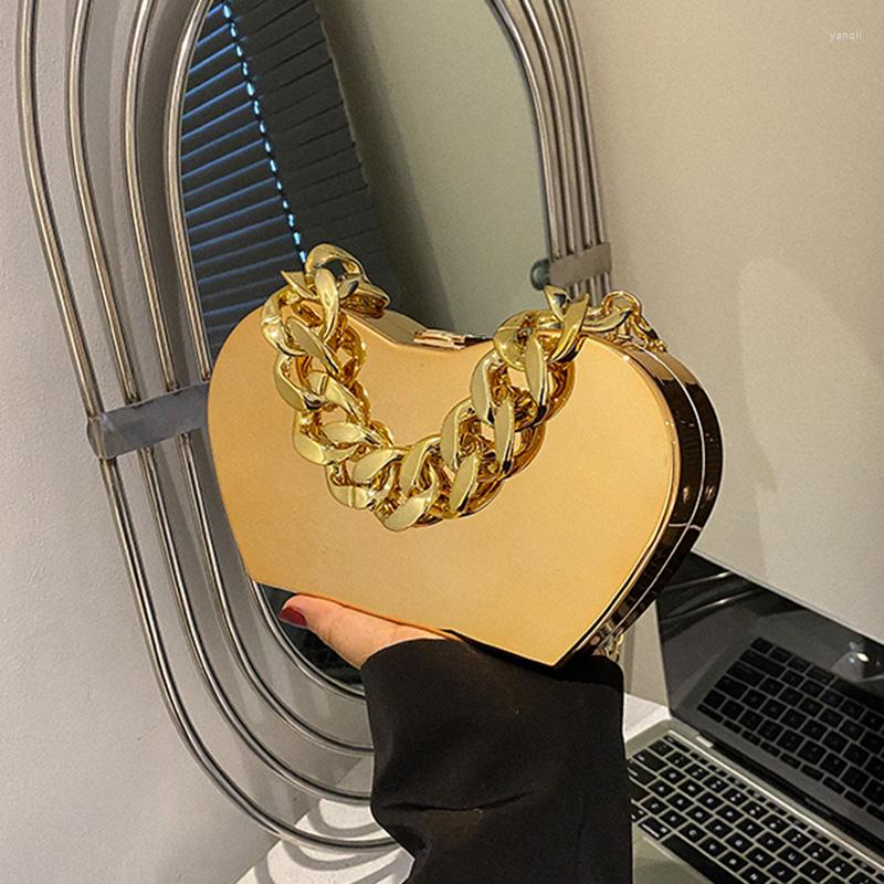 Evening Bags 2022 Fashion Women Gold PVC Box Shoulder Designer Chain Crossbody Small Purses And Handbag Shiny Party Clutch
Evening Bags 2022 Fashion Women Gold PVC Box Shoulder Designer Chain Crossbody Small Purses And Handbag Shiny Party Clutch
