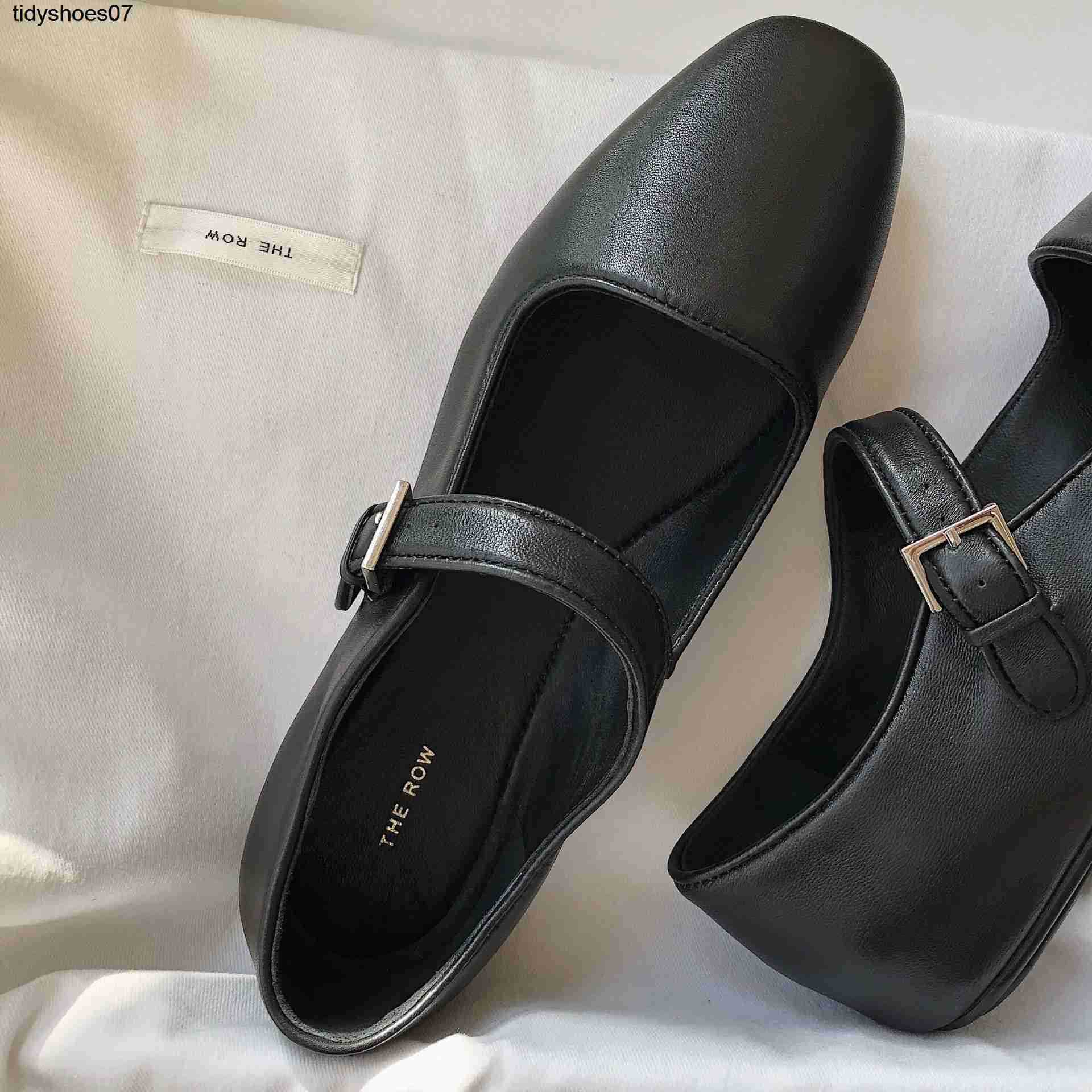The ROW classic soft waxy square round head flat Mary Jane single shoes made in Dongguan leather PTHB H70J, Black
The ROW classic soft waxy square round head flat Mary Jane single shoes made in Dongguan leather PTHB H70J, Black