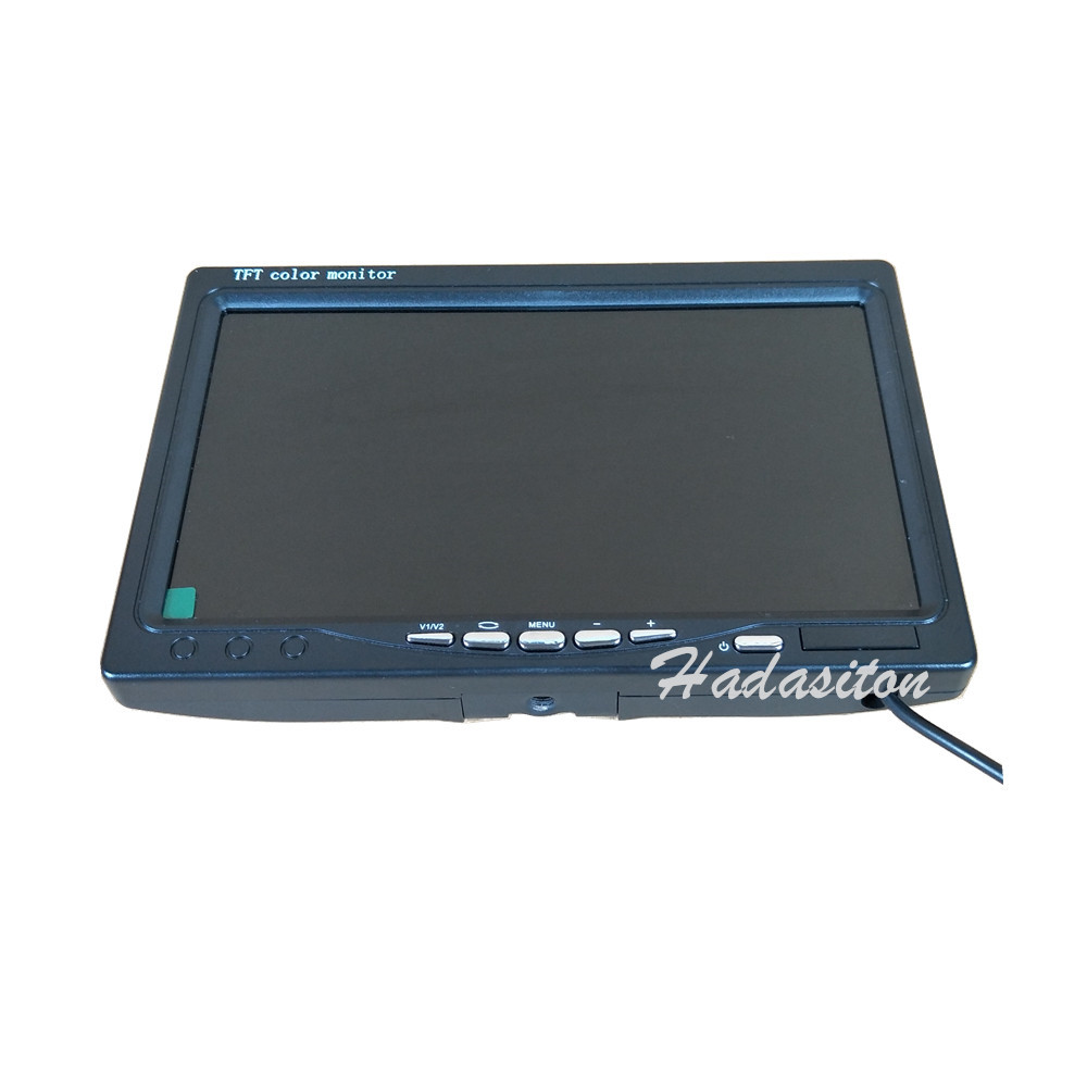 7 inch HD Screen Car Monitor 1024x600 Security Monitor Parking Assistance Rearview Camera Optional