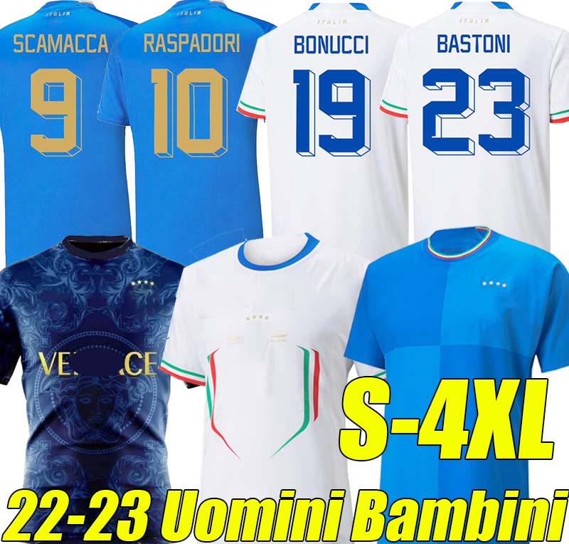 XXXL 4XL Italys soccer jerseys 2022 2023 Italia SCAMACCA IMMOBILE CHIESA football shirts RASPADORI JORGINHO BARELLA BASTONI FRATTESI national team men kids kit, Yidali 22-23 home
XXXL 4XL Italys soccer jerseys 2022 2023 Italia SCAMACCA IMMOBILE CHIESA football shirts RASPADORI JORGINHO BARELLA BASTONI FRATTESI national team men kids kit, Yidali 22-23 home