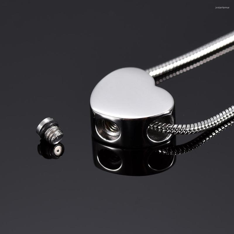 Chains IJD9942 Engravable Blank Little Heart Cremation Urn Charm Neckalce High Polished Stainless Steel Memorial Jewelry For Ash
Chains IJD9942 Engravable Blank Little Heart Cremation Urn Charm Neckalce High Polished Stainless Steel Memorial Jewelry For Ash