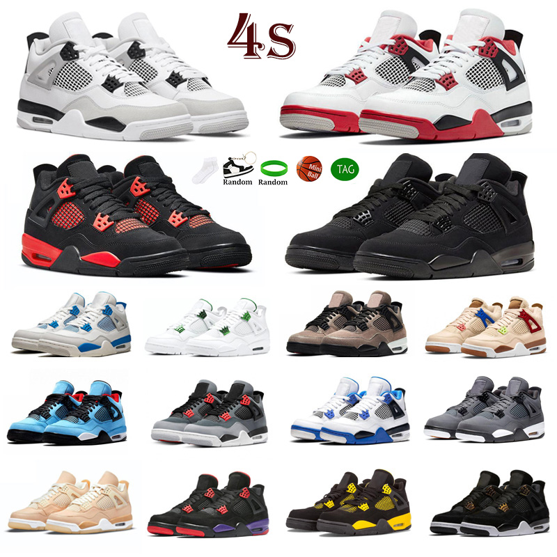 Jumpman Man Woman Basketball Shoes 4s 4 Red Thunder Military Black Sail Shimmer Bred Mens Trainers Sports Women Sneakers, 37 36-40
Jumpman Man Woman Basketball Shoes 4s 4 Red Thunder Military Black Sail Shimmer Bred Mens Trainers Sports Women Sneakers, 37 36-40