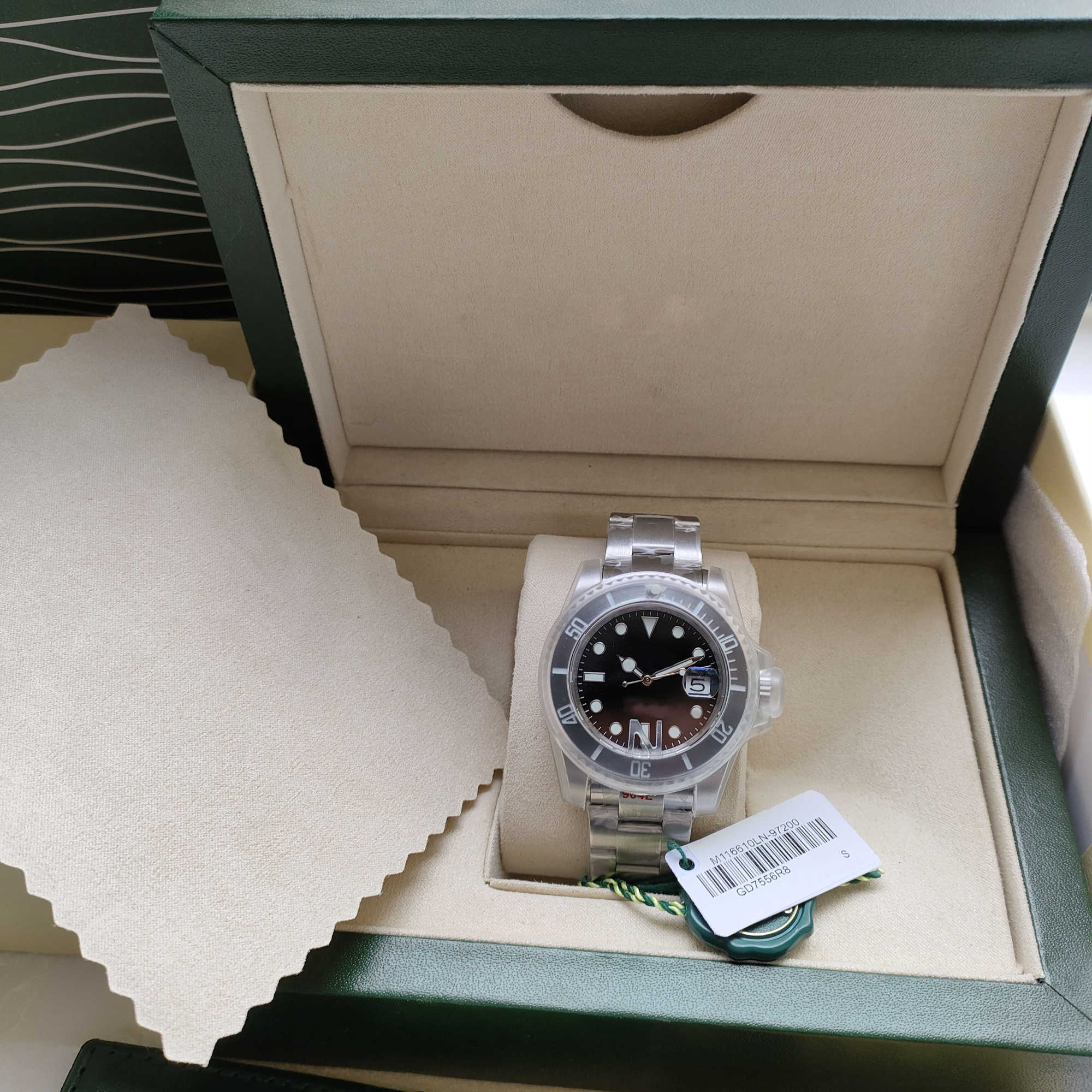 5 Star Super Watch Factory V5 Version 3 Color 2813 Automatic Movement Wristwatch Black 40mm Ceramic Bezel Sapphire Glass Diving Men Watches, Box
5 Star Super Watch Factory V5 Version 3 Color 2813 Automatic Movement Wristwatch Black 40mm Ceramic Bezel Sapphire Glass Diving Men Watches, Box