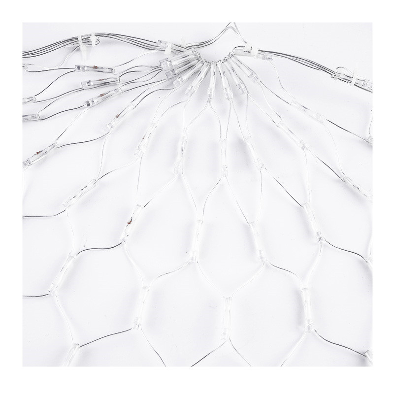 3M Peacock Net Mesh Led Strings Light 404 LED Outdoor Fairy Garland 8 Lighting Modes for Garden Wall Decoration
