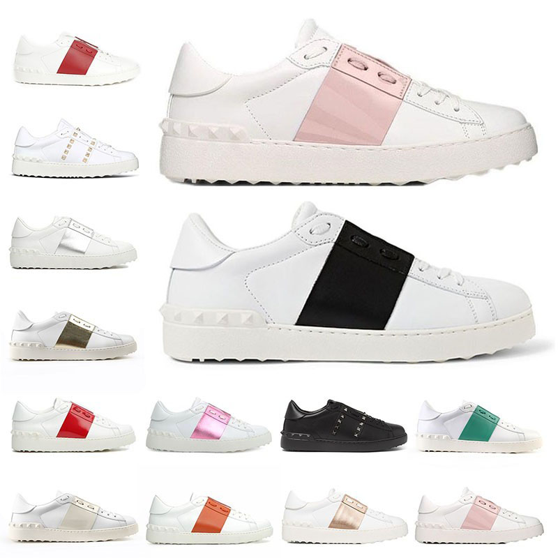 Casual Shoes Leather Spikes Sneakers Men Women Eur 46 White Red Golden Triple Black White Pink Top Fashion Mens Womens Open Low Outdoor Sports Trainer Valentine's Day, A01
Casual Shoes Leather Spikes Sneakers Men Women Eur 46 White Red Golden Triple Black White Pink Top Fashion Mens Womens Open Low Outdoor Sports Trainer Valentine's Day, A01