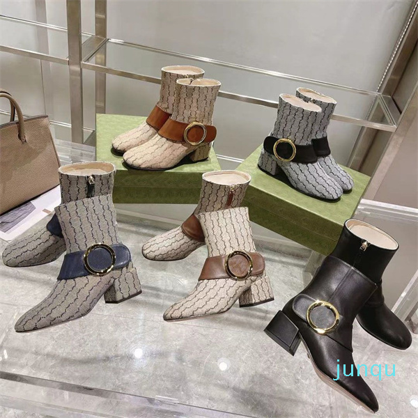 2022 Designer Women Blondie Ankle Boots Luxury Winter Over-the-knee Boot Blonde Leather Trim Low Heel Black 05, Color 2
2022 Designer Women Blondie Ankle Boots Luxury Winter Over-the-knee Boot Blonde Leather Trim Low Heel Black 05, Color 2