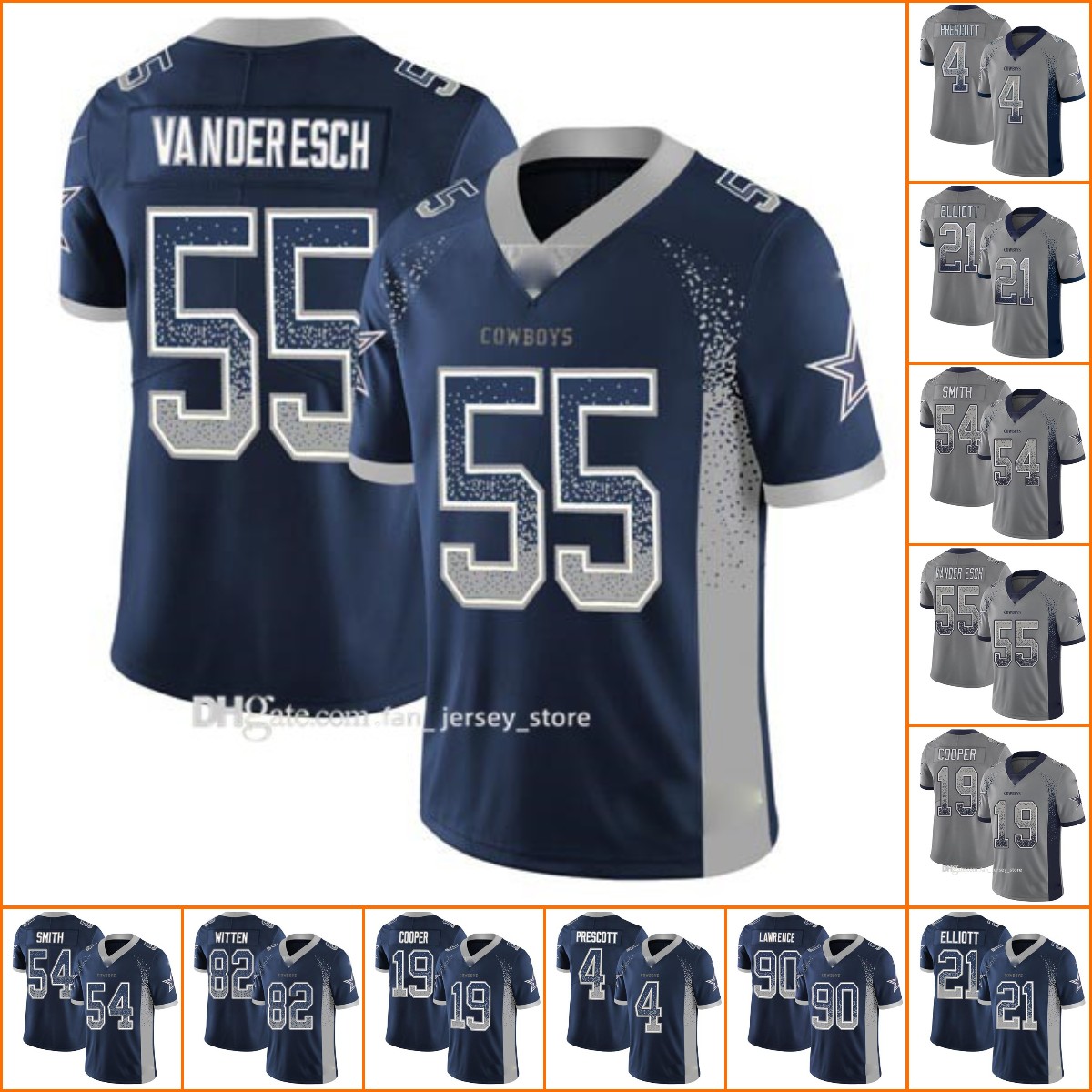 Jersey Custom Dallas''Cowboys''Men 4 Dak Prescott 21 Ezekiel Elliott 82 Jason Witten 19 Amari Cooper''NFL''Women Youth Jersey Wholesale 
Jersey Custom Dallas''Cowboys''Men 4 Dak Prescott 21 Ezekiel Elliott 82 Jason Witten 19 Amari Cooper''NFL''Women Youth Jersey Wholesale