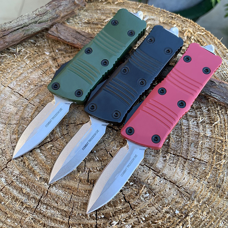 5.5'' MIC Mini COMBAT TROODON Automatic knife Matte Danto D2 Steel Blade Aluminum Handle Tactical Hunting Camping Knife Multifunctional EDC Hand Tools
5.5'' MIC Mini COMBAT TROODON Automatic knife Matte Danto D2 Steel Blade Aluminum Handle Tactical Hunting Camping Knife Multifunctional EDC Hand Tools